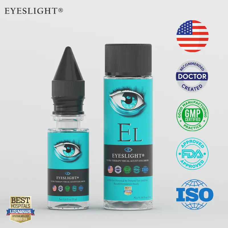 EYESLIGHT™ Ultra Eye Therapy Drops, Especiallly for Presbyopia, Shortsighted and Cataract -- Perservative Free -- FDA approval