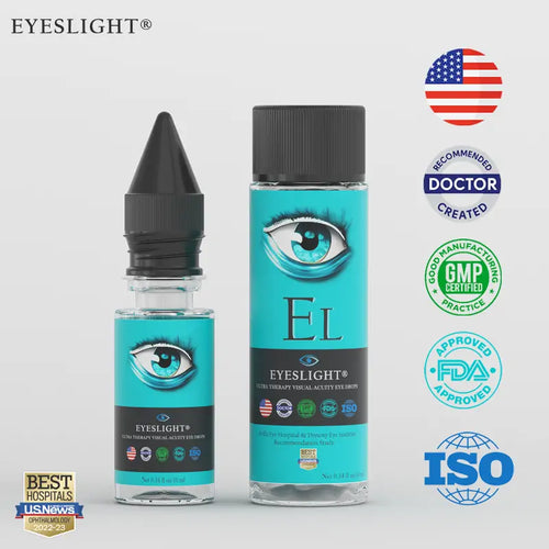 EYESLIGHT™ Ultra Eye Therapy Drops, Especiallly for Presbyopia, Shortsighted and Cataract -- Perservative Free -- FDA approval