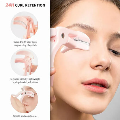 Precision Eyelash Curler with Silicone Pads